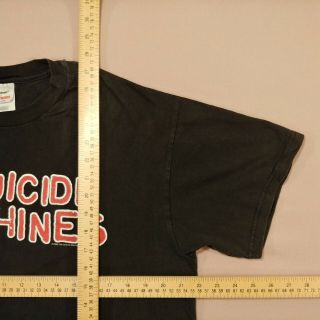 Vintage 1996 THE SUICIDE MACHINES 2 - Sided T Shirt Sz Large Alternative Punk Rock 8