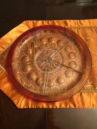 Kings Crown Red Divided Tray - Wendi