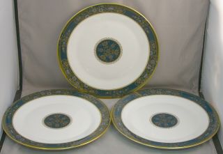 (3) Royal Doulton Carlyle Set Of 3 Dinner Plates 10 5/8 Inches