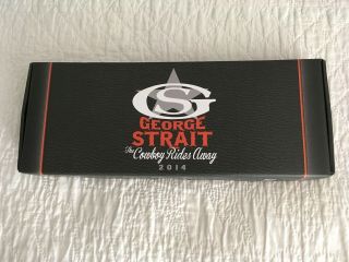 George Strait Mini Guitar From Cowboy Rides Away Tour 4