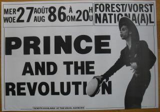Prince And The Revolution Concert Poster 