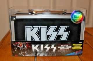 Kiss 2015 San Diego Comic - Con Convention Exclusive Coaster Set (18) Guitar Case