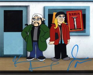Kevin Smith Jason Mewes Signed 8x10 Photo Jay And Silent Bob Clerks Bluntman