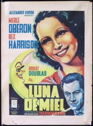 R413 Over The Moon Mexican Movie Poster 