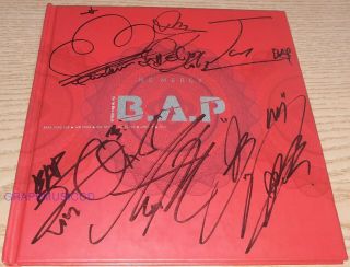 B.  A.  P No Mercy 1st Mini Album K - Pop Real Signed Autographed Promo Cd
