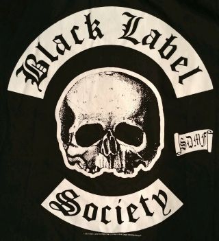Vtg Black Label Society Bls Skull Logo Dickies Work Shirt Mens 2xl Xxl Zak Wylde