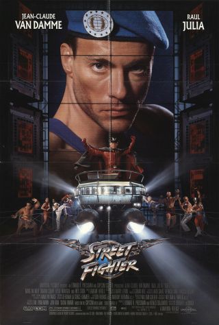 Street Fighter 1994 27x41 Orig Movie Poster Fff - 08990 Near,  Very Fine