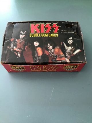 1978 Donruss Kiss Cards With Display Box Gene Simmons