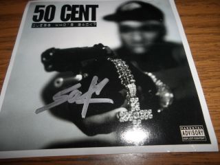 50 Cent Signed/autographed Guess Who 