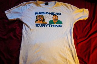 Vintage Radiohead Amnesiac Tour T Shirt (size S, )