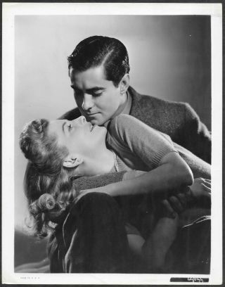Tyrone Power Joan Fontaine 1940s Promo Portrait Photo This Above All