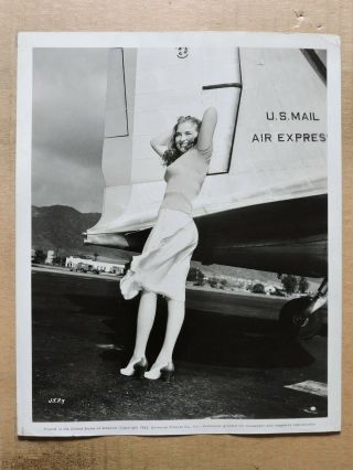 Jean Trent In A Tight Sweater Orig Leggy Fashion Portrait Photo By Freulich 1942