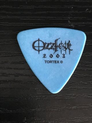 2003 Ozzfest Jason Newsted Stage Bass Guitar Pick