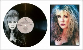 Stevie Nicks Fleetwood Mac Authentic Hand Signed Autograph,  Painted Vinyl