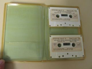 Extremely RaRe 1990 STEVIE RAY VAUGHAN Sobriety Speech Cassettes 2