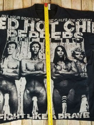 Vintage Rare Red Hot Chili Peppers Pull Up Your Socks Single Stitch 90 ' s Shirt 4