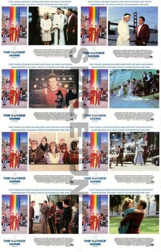 Star Trek Iv: The Voyage Home (1986) U.  S.  Lobby Cards Complete Set (11 X 14)
