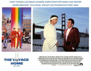 STAR TREK IV: THE VOYAGE HOME (1986) U.  S.  Lobby Cards Complete Set (11 x 14) 4