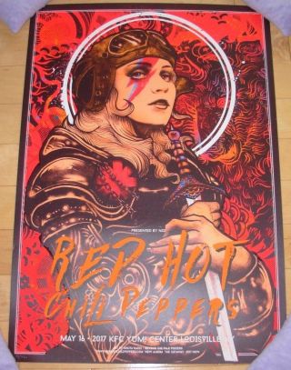 Red Hot Chili Peppers Concert Gig Poster Print Louisville 5 - 16 2017 Nikita Kaun