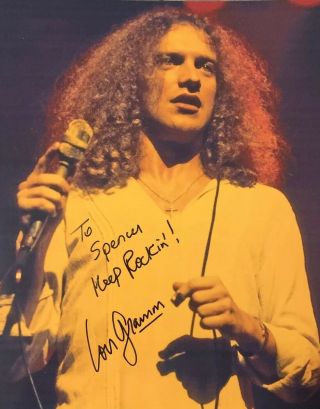 Lou Gramm Signed 8x10 Photo Autographed Foreigner Lead Singer