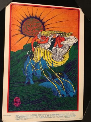 Canned Heat Concert Poster - 1967 - Denver - Bob Fried - 1st Printing Near To