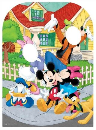 Mickey Mouse And Friends Child Size Stand - In Cardboard Cutout / Standup - Disney