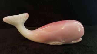 Fenton Blue Burmese Glossy Whale.  Made In 1980 