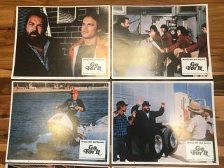 Lobby Card Set (8) 11x14: Go For It (1983) Terence Hill,  Bud Spencer 2