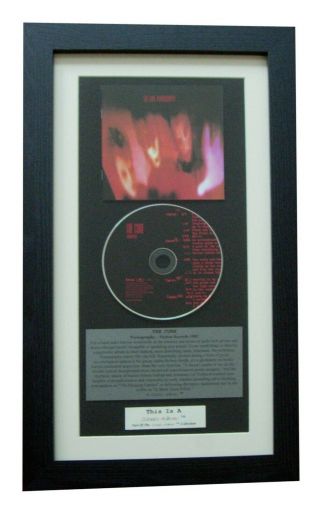 The Cure Pornography Classic Cd Album Gallery Quality Framed,  Express Global Ship