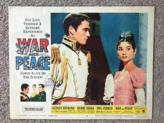 Lobby Card (no.  6) 11x14: War And Peace (1956) Audrey Hepburn