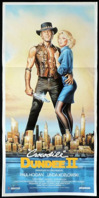 Crocodile Dundee Ii Paul Hogan Daybill Movie Poster