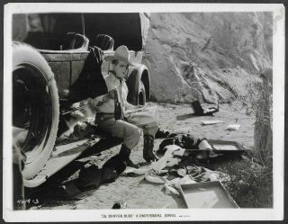Western 1927 Silent Film Promo Photo Hoot Gibson The Denver Dude