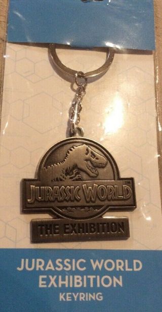 Jurassic World The Exhibition Keyring Official Merchandise