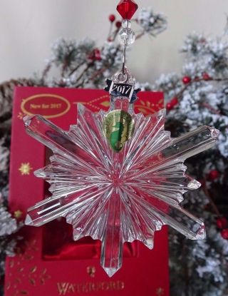 2017 Nib Waterford Annual Snowstar Crystal Ornament 40023161