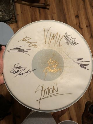 Joey Jordison 14 " Remo Drumhead Rare Signed Autograph Vimic Band