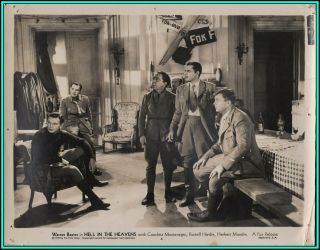 Warner Baxter & Andy Devine In " Hell In The Heavens " - Photo - 1934
