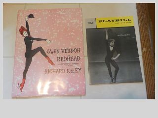 Gwen Verdon In " Redhead " Playbill & Program