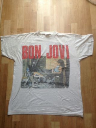 Bon Jovi Official Tour T Shirt 1989