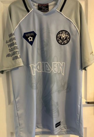 Iron Maiden Official ‘legacy Of The Beast’ Uk Fc 2019 Football / Soccer Xl Shirt