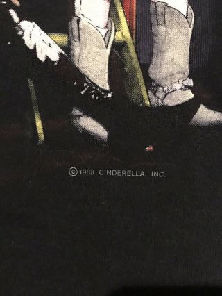 Rare Vintage CINDERELLA,  Long Cold Winter Tour 1988 Tee Shirt, 3