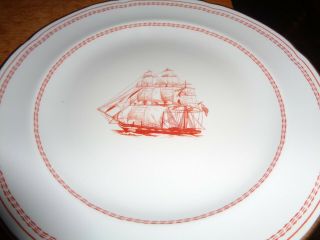 5 - Spode Copeland Trade Winds Salad/ Desert Plates.  Ship George of Salem. 4