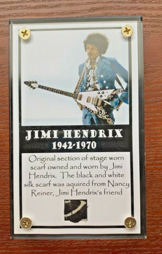Jimi Hendrix Stage Worn Scarf Piece With