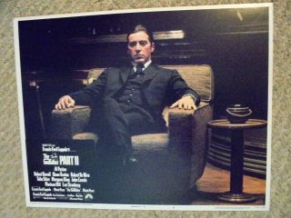 The Godfather Ii - Lobby Card - 11 " X 14 " - Mint/mint - Card 8 - Vintage 1974 - Al Pacino -