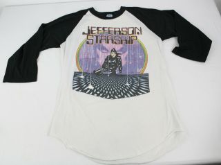 Vintage Jefferson Starship Modern Times 1981 Tour T Shirt 3/4 Sleeve,  L