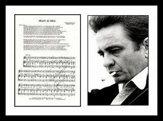 Ultra Cool - Johnny Cash - Music Legend - Authentic Hand Signed Autograph