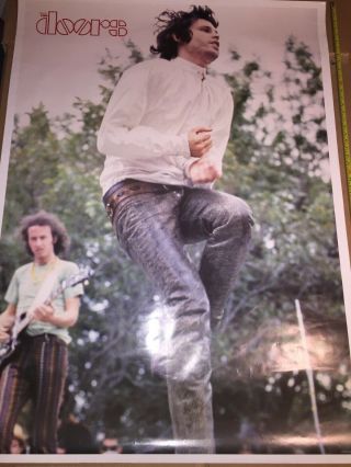 Rare Vintage The Doors Music Poster 40x55” Dated 1999 Import Images York
