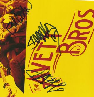 The Avett Brothers autographed concert poster 2014 Seth Avett,  Scott Avett 2