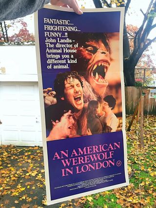 American Werewolf In London 1981 Australian Daybill Movie Poster Horror