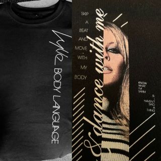 Kylie Minogue Official 2003 Rare Uk Promo Body Language Album Launch T Shirt