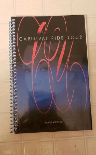 Carrie Underwood Rare Carnival Ride Tour Itinerary March/april 2008